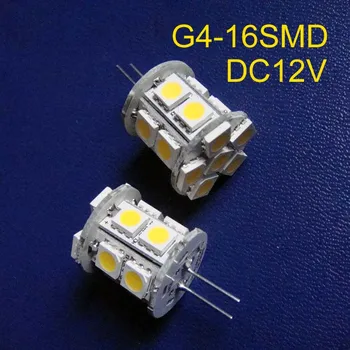Augstas kvalitātes DC12V 5050 G4 led Kristāla gaismas G4 Led dekoratīvās gaisma, 12Vdc G4 led spuldzes GU4 LED gaismas, bezmaksas piegāde 10pcs/daudz
