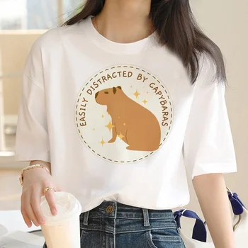 Capybara t-krekls, t krekls vīriešu 2022 grafiskais izdrukāt japāņu y2k top tees estētisko